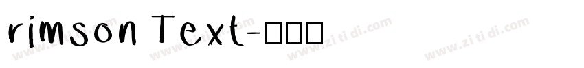 rimson Text字体转换